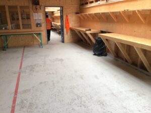 Brotist inní riffilskýlið á Álfsnesi