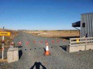 Riffilvöllurinn á Álfsnesi að verða klár